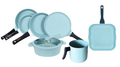 Batería de Cocina Antiadherente JADECOOK de 8 Piezas