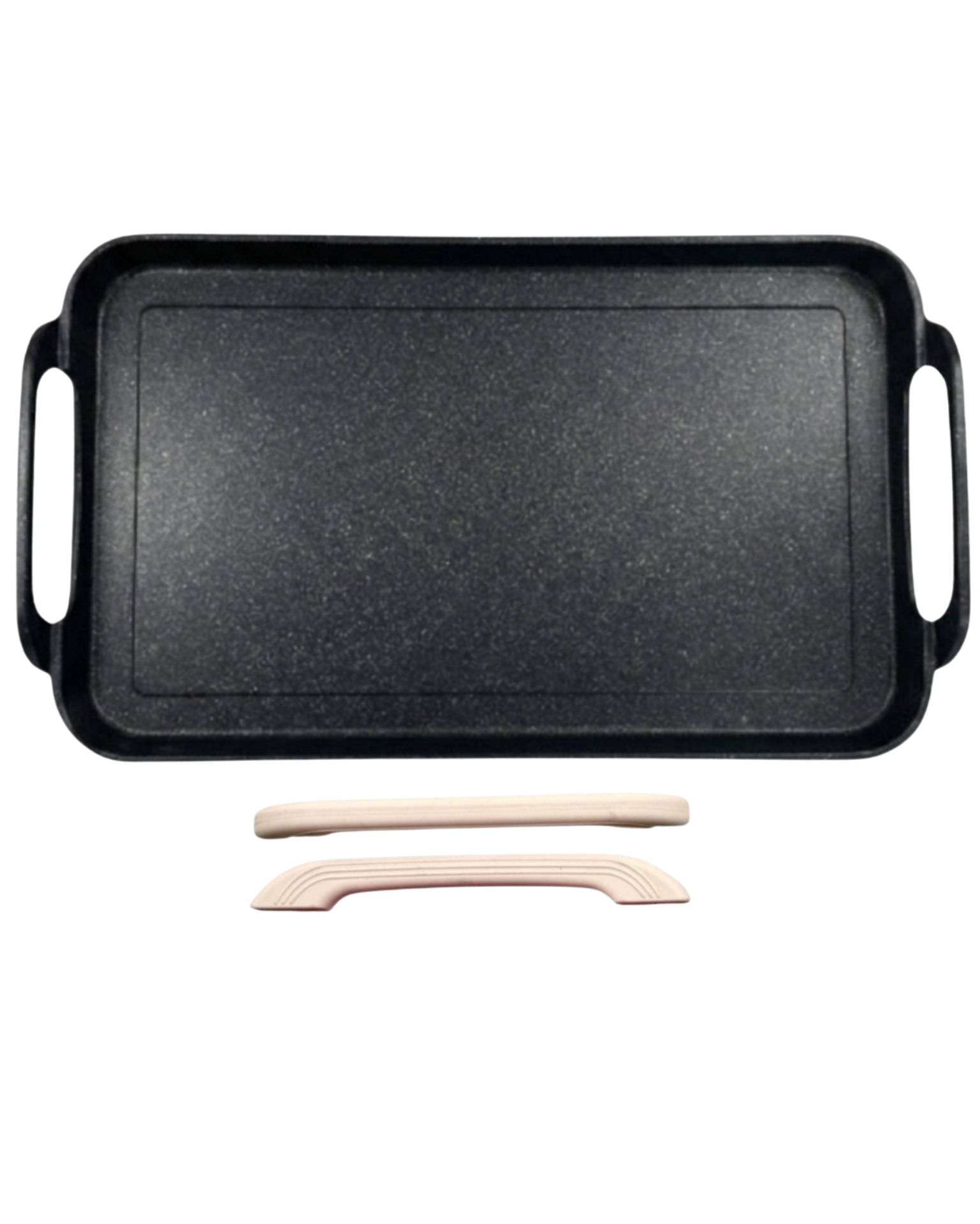 Neware Marble Flat Griddle for Two Burners