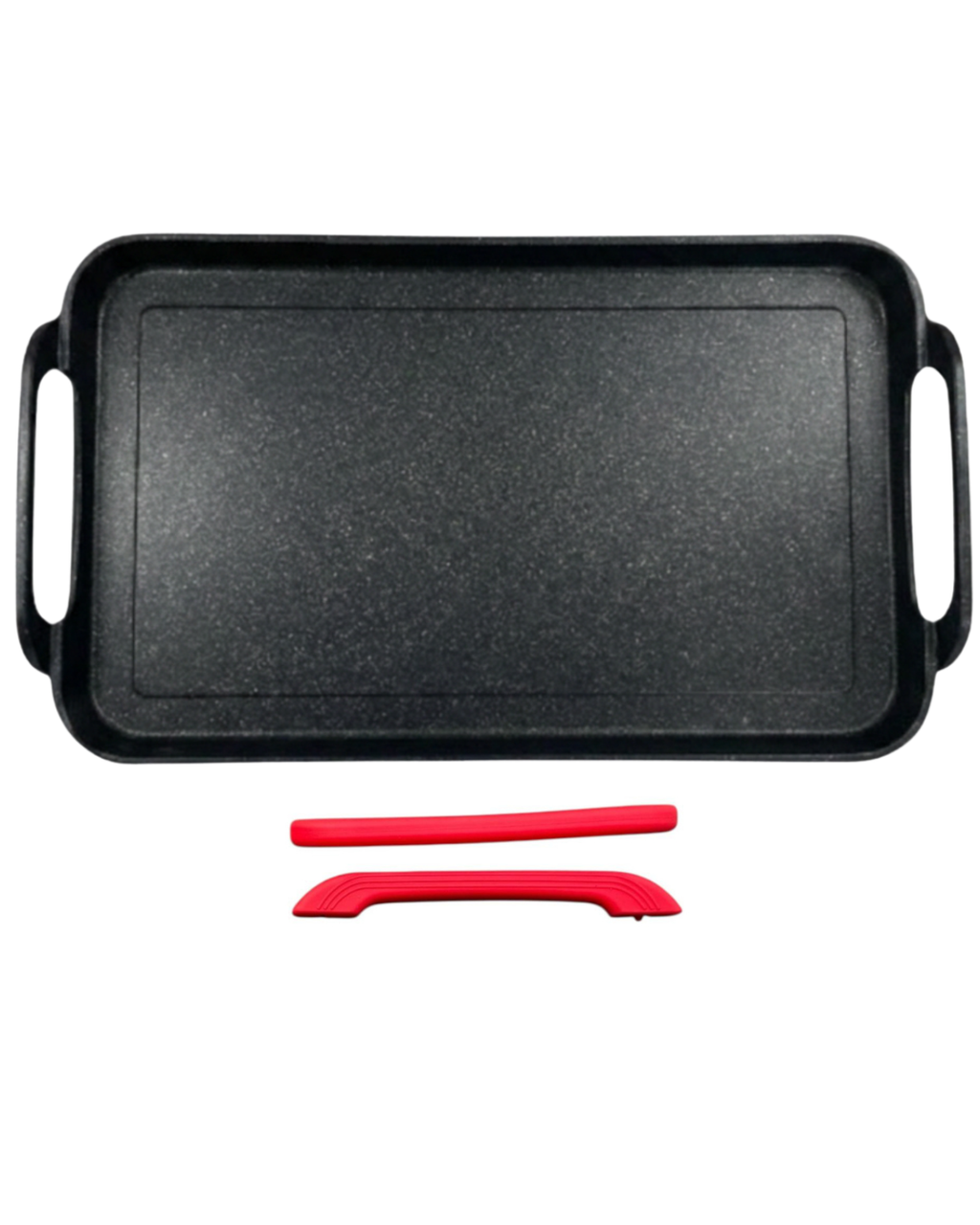 Neware Marble Flat Griddle for Two Burners
