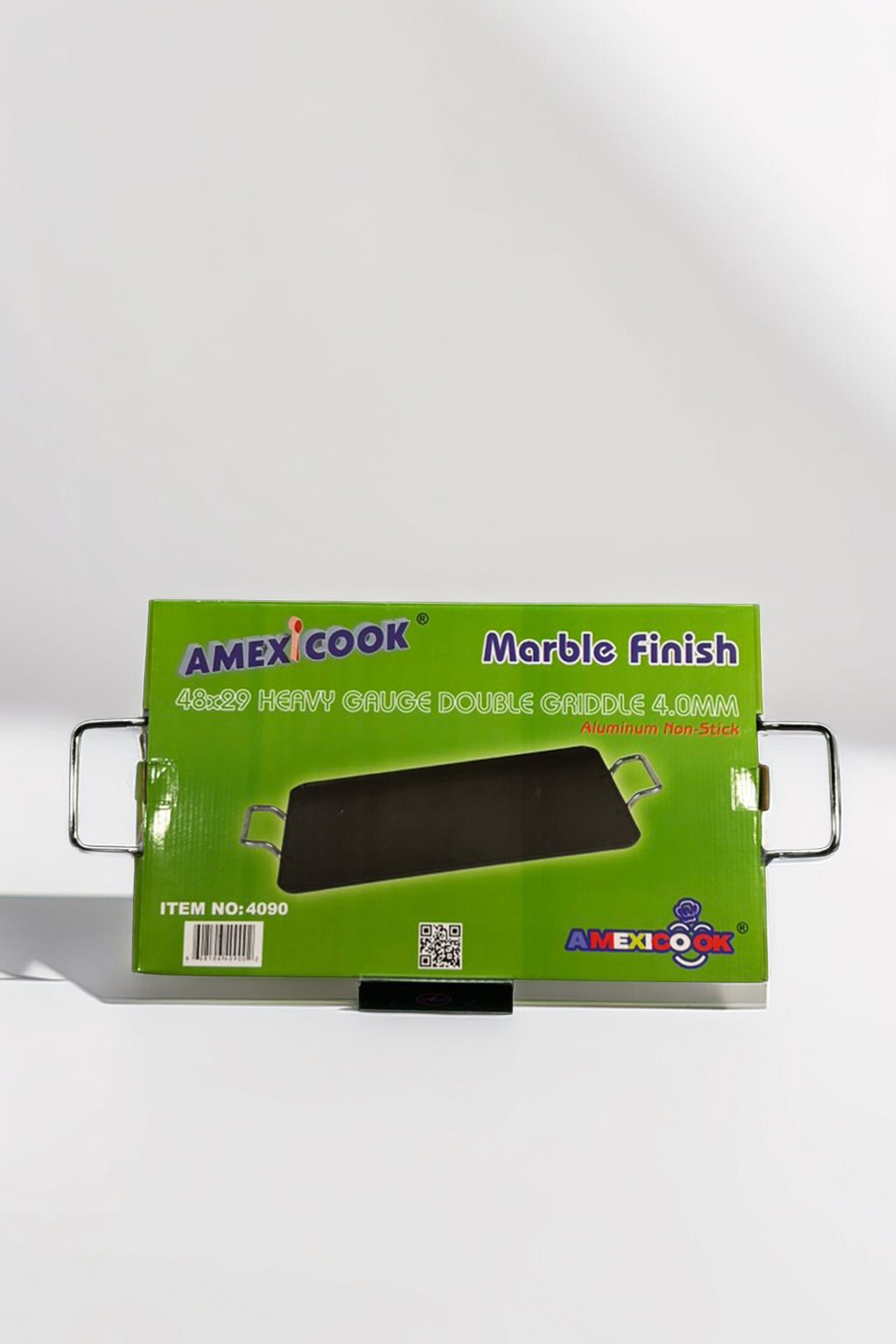 Parrilla Doble Grande Antiadherente – 19" x 11.5" / 48 x 29 cm