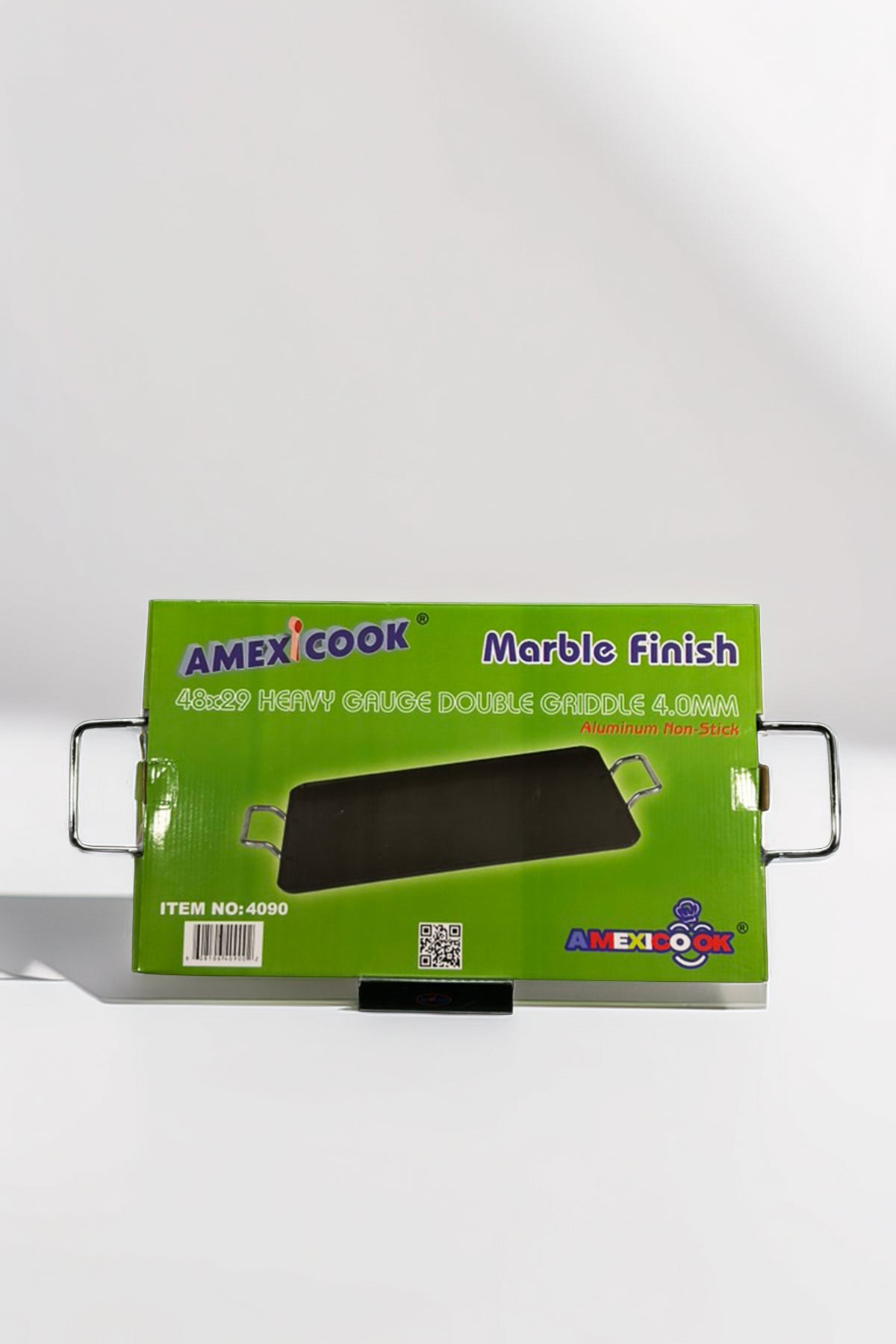 Parrilla Doble Grande Antiadherente – 19" x 11.5" / 48 x 29 cm