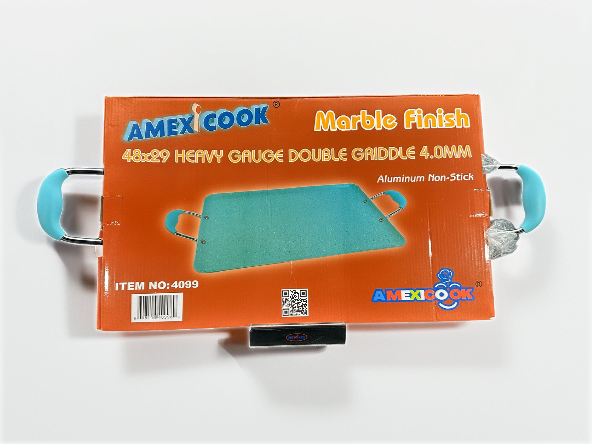 2-PACK Large Heavy Gauge Marble Griddle/ PAQUETE de 2 Comales Grandes de Mármol Grueso