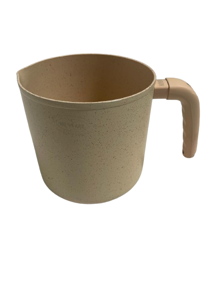 NEWARE Terracotta CREAM Milk Cup or warming cup/ Pocillo Para calentar de 6" CREMA