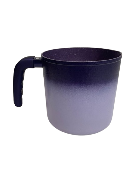 NEWARE Terracotta PURPLE Milk Cup or warming cup/ Pocillo Para calentar de 6" MORADO