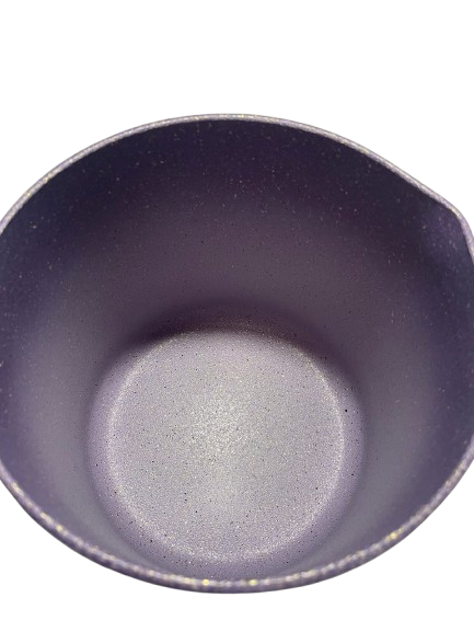 NEWARE Terracotta PURPLE Milk Cup or warming cup/ Pocillo Para calentar de 6" MORADO
