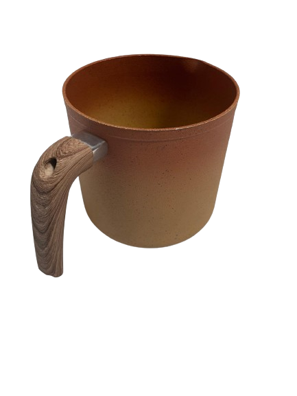 NEWARE Terracotta Milk Cup or warming cup/ Pocillo Para calentar de 6"
