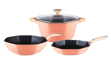 Cargar imagen en el visor de la galería, Combo OCTAGON 4 piece Cookware set with griddle for ELECTRIC stove/ Combo de Octagon de 4 piezas con comal para estufas ELECTRICAS!!
