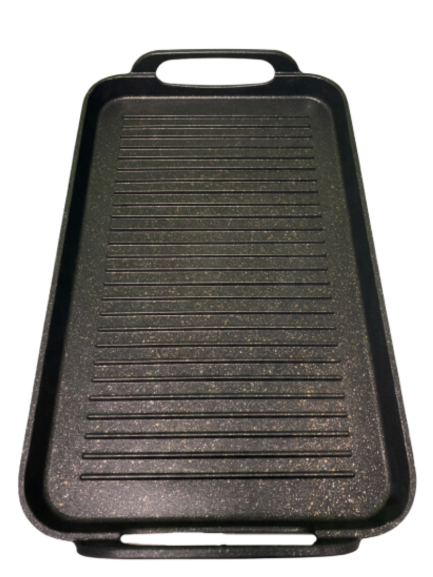 1 RIBBED double MARBLE griddle For ALL types of stoves /1-COMAL acanalado de MARMOL de DOBLE parrilla para TODO tipo de ESTUFAS