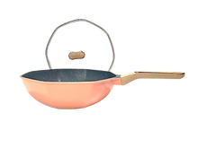 Cargar imagen en el visor de la galería, Combo CORAL OCTAGON 4 piece Cookware set with griddle/ Combo de la BATERIA de 4 piezas de CORAL OCTOGAN y comal GRATIS!
