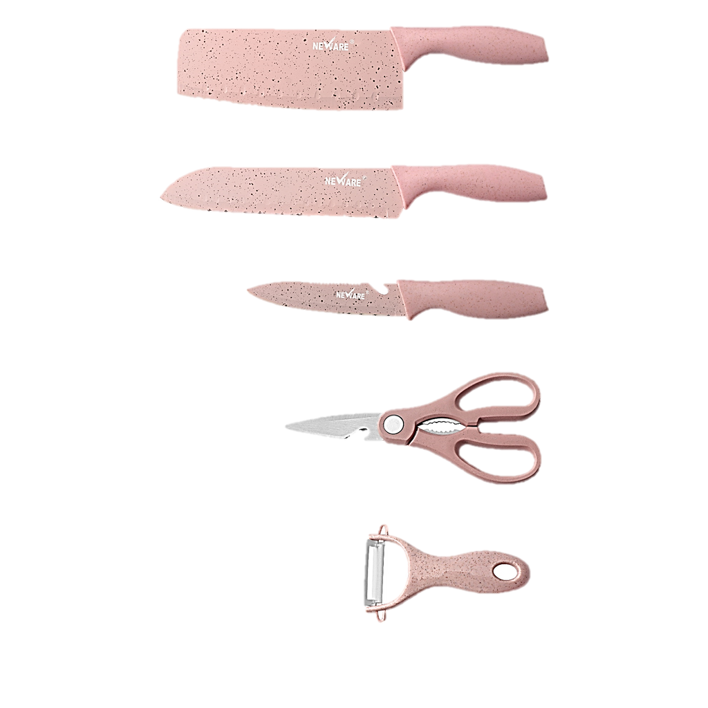 7 Piece kitchen knife set/Juego de cuchillos de 7 piezas