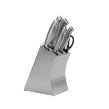 Cargar imagen en el visor de la galería, 8 Piece Professional STAINLESS STEEL Knife Set/juego de 8 piezas profesionales de ACERO INOXIDABLE
