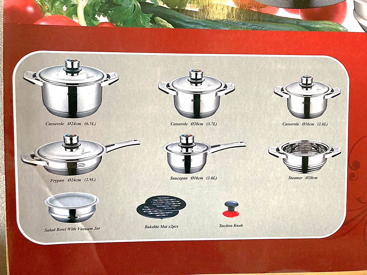 cooking pots set cocina kitchen ollas de acero inoxidable set para