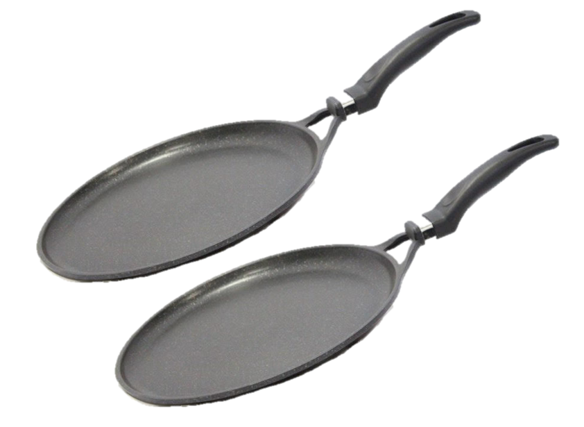 2-PACK Neware Round Marble Griddle / PAQUETE DOBLE Comal Redondo de Mármol