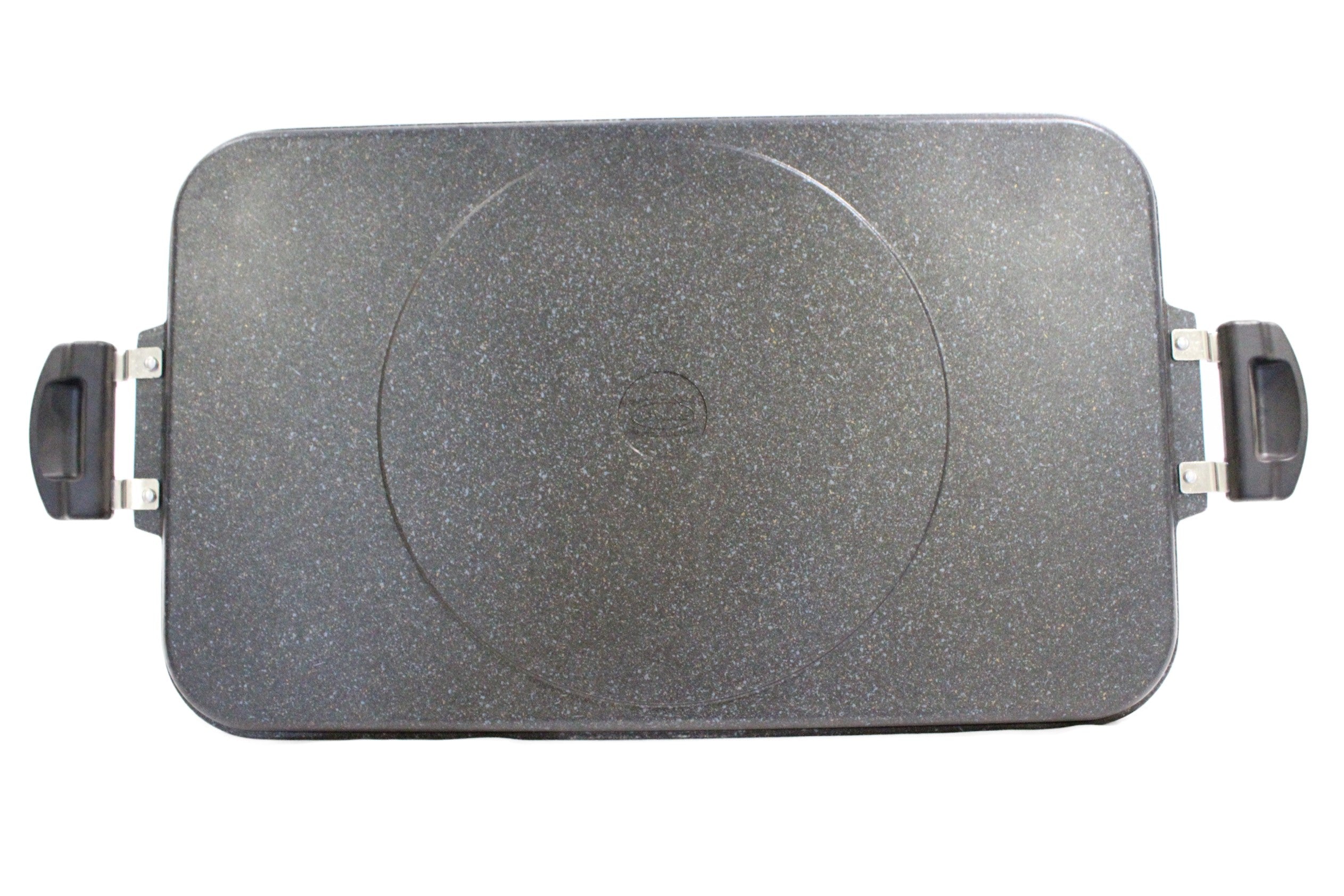 Neware Tortilla Making Bundle – 7.5" Cast Iron Tortilla Press + 4190 Nonstick Marble Smooth Griddle for Gas Stovetops / Neware Set para Tortillas – Prensa de Hierro Fundido 7.5" + Comal Liso 4190 Antiadherente de Mármol para Estufas de Gas