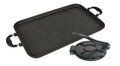 Tortilla Making Kit – 7.5" Cast Iron Press + Two-Burner Marble Griddle