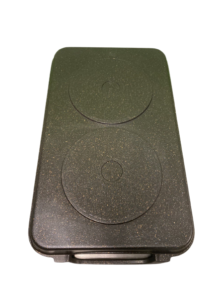 1 RIBBED double MARBLE griddle For ALL types of stoves /1-COMAL acanalado de MARMOL de DOBLE parrilla para TODO tipo de ESTUFAS