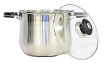 Cargar imagen en el visor de la galería, Stainless Steel Stock Pot (1 piece) available in 5 different sizes /OLLA de acero inoxidable Disponible en 5 tamaños diferentes (1 pieza)
