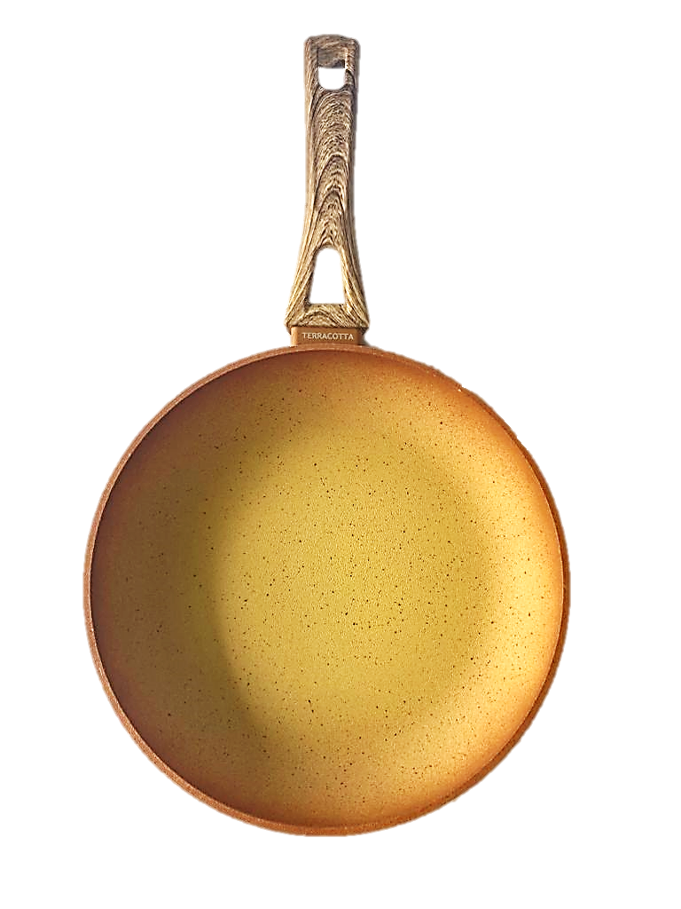 NEWARE Terracotta 9 Piece Cooking Set with GRIDDLE / Batería de 9 piezas de Terracotta con COMAL