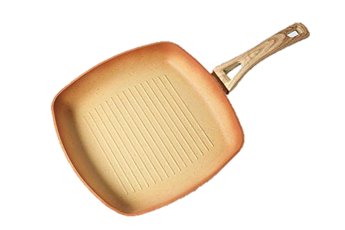 NEWARE Terracotta SQUARE grill pan 11" (28cm)/ SARTEN cuadrado para DORAR carne  11" (28cm)