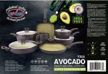 Load image into Gallery viewer, Avocado 11 Piece Cooking Set with Milk Cup/ Batería de 11 piezas de Aguacate con POCILLO
