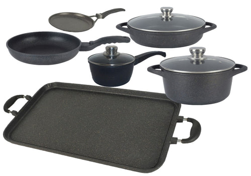 10 Piece VERSAILLES BLUE Nonstick Cookware Set/ Batería de 10 piezas V –  Neware Corp.