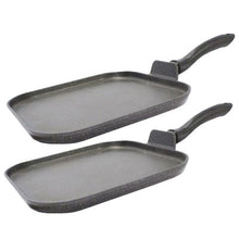 Load image into Gallery viewer, Neware 11&quot; MARBLE Nonstick Square Griddle - 2 Pack for all types of stoves /Paquete de 2 COMALES cuadrados de MARMOL para TODO tipo de estufas

