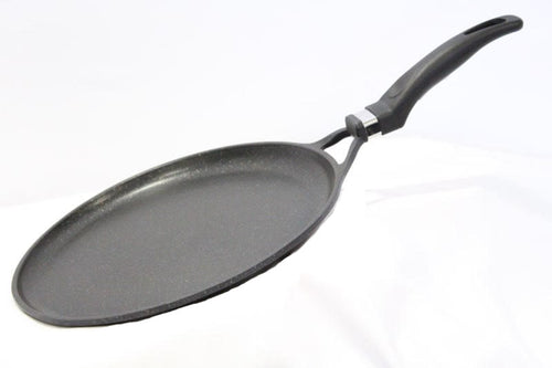 12.5"/32cm Marble Round LARGE Griddle - 2 Pack for ALL stove types/ Paquete de 2 Comales REDONDOS grandes para TODO tipo de estufa
