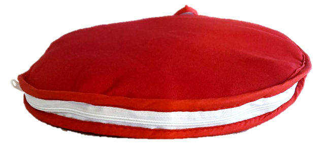 12" Insulated zippered Tortilla Cloth Warmer/ Tortillero de tela con insulacion y cierre apto para microhondas