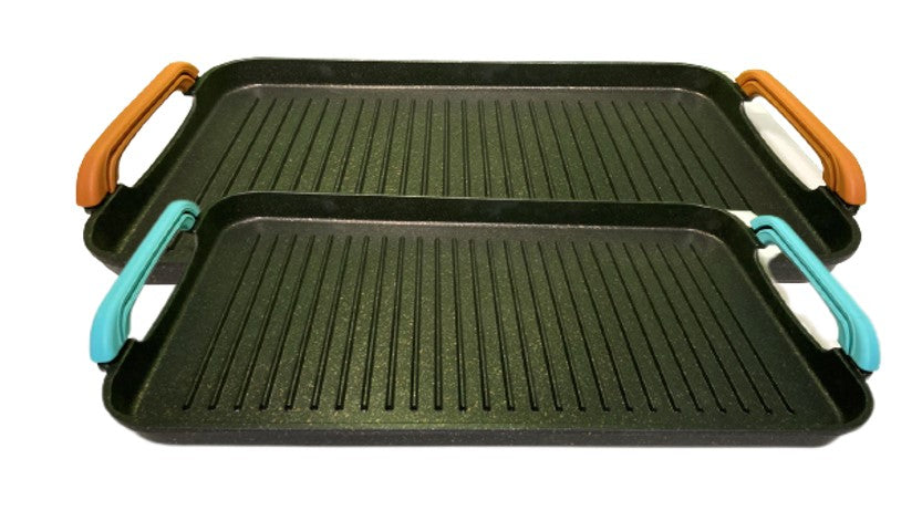 TERRACOTTA marble griddle for ALL types of STOVES- electric, GAS & cer –  Neware Corp.